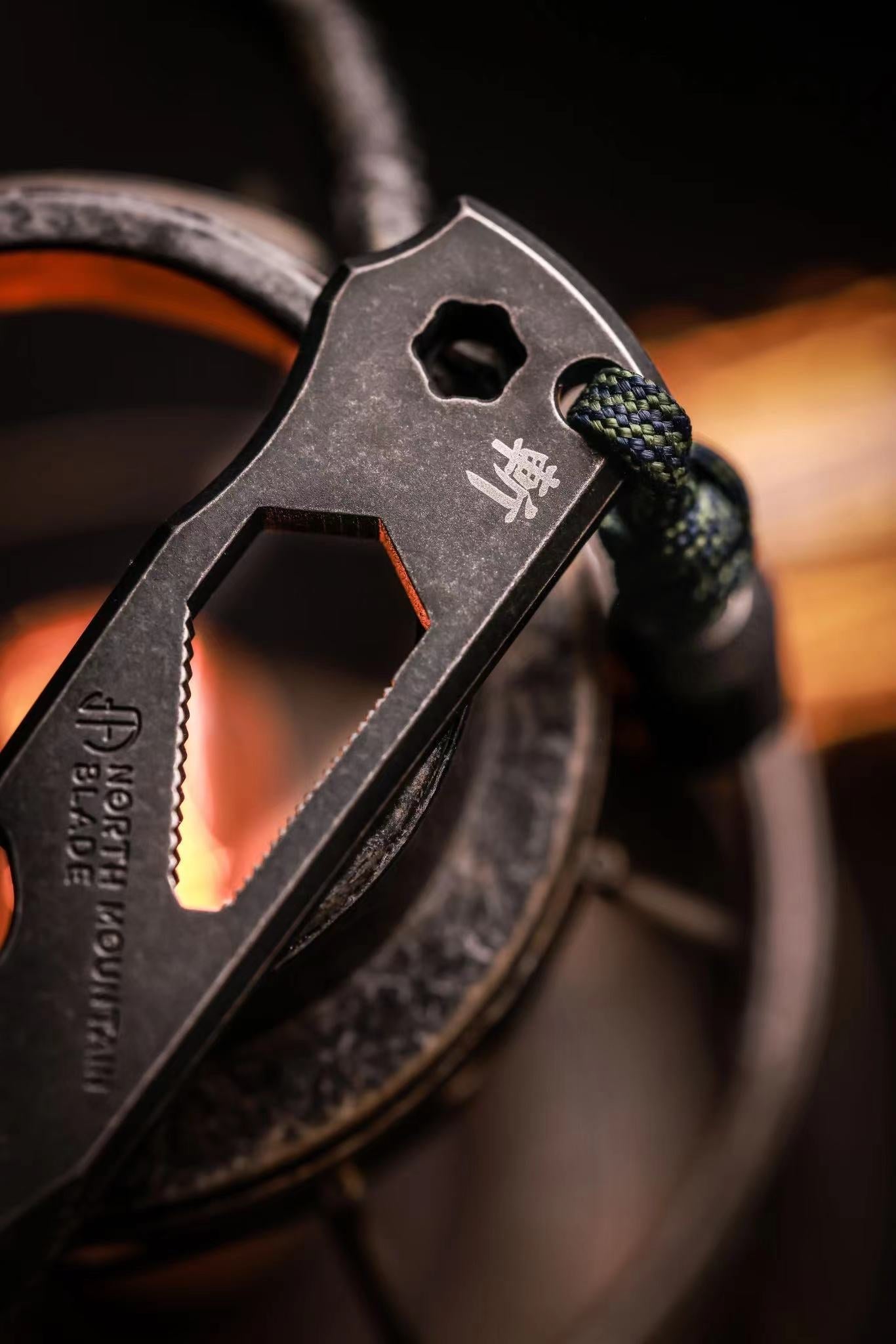 Titanium alloy Crowbar Beer opener Brown