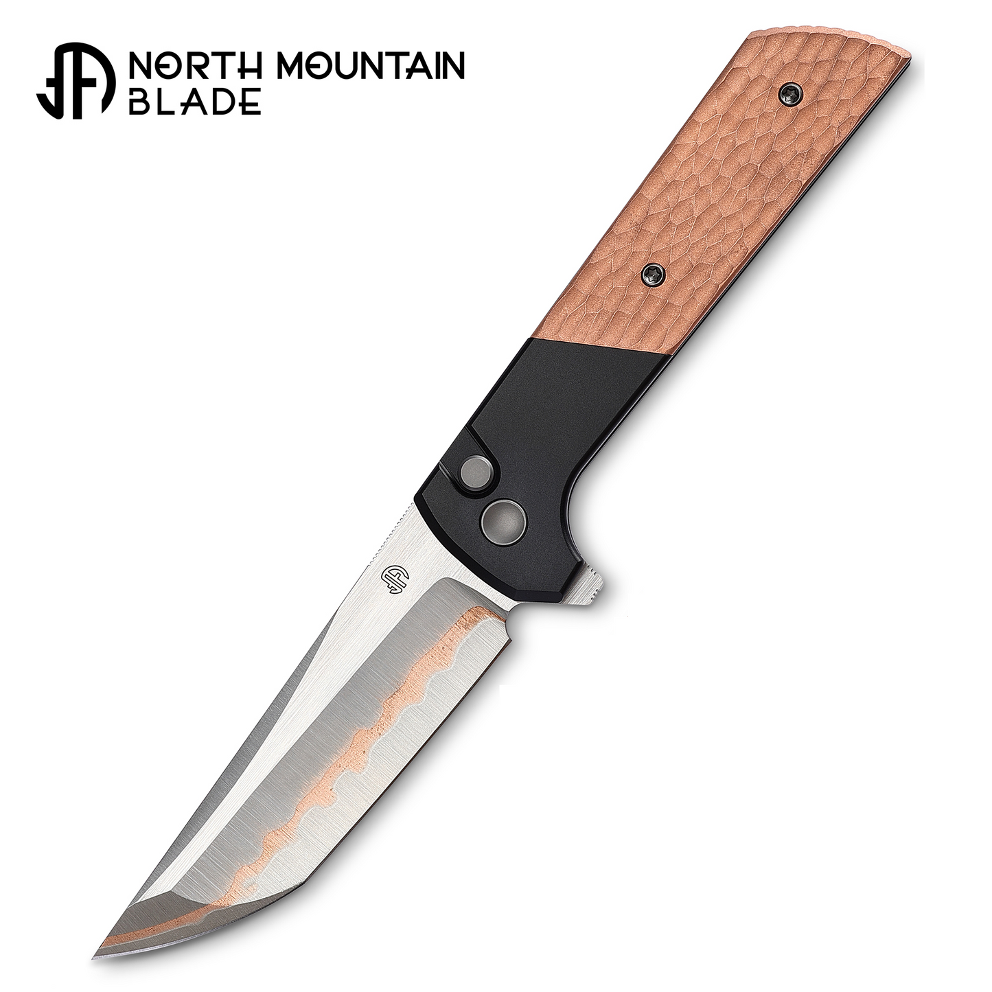 New Chop2 Forged copper blade 7075 Aluminum Handle copper Hammer pattern