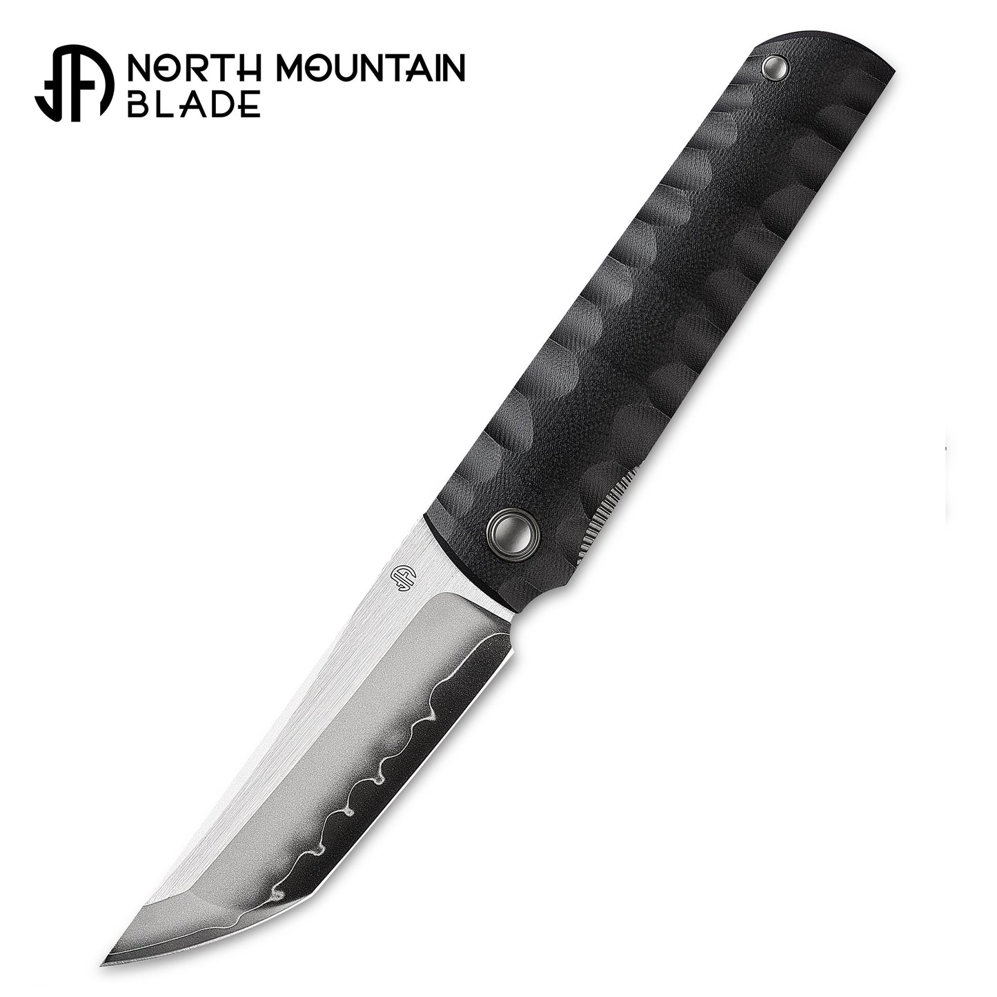 2411-BLK Kick Stop Chop Plus Hidden flipper Japanese style tactical tanto folding knife