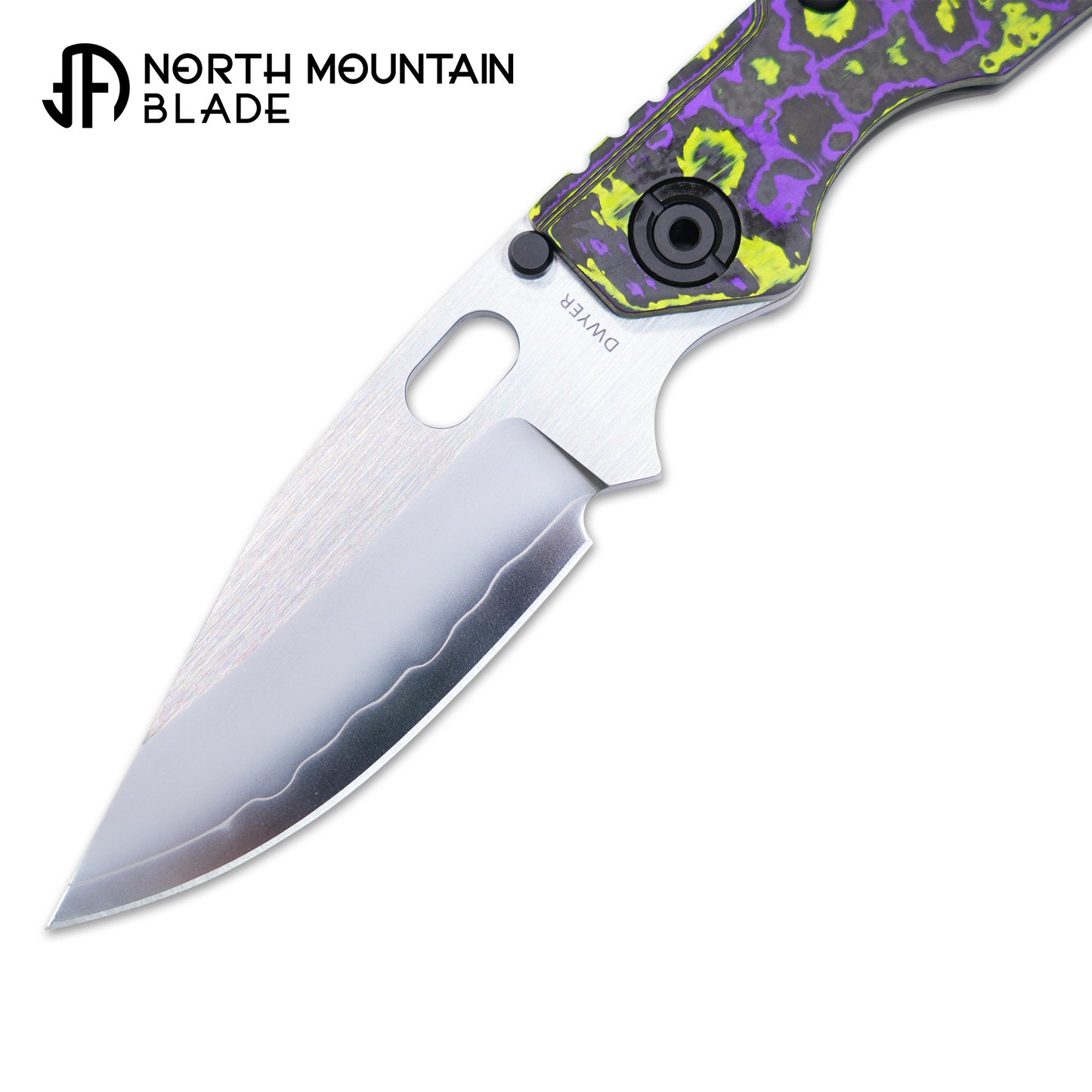 BBNM 2521-PRGR Bowie Joker Purple & Yellow Ceramic Carbon Fiber