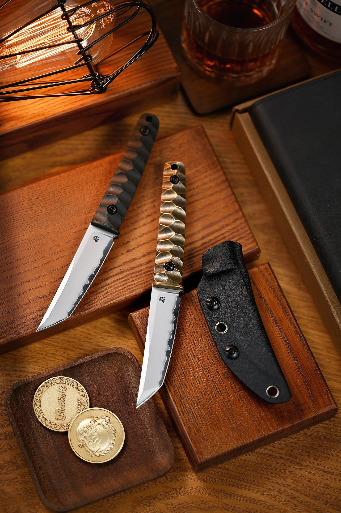 That’s it 2416-BK CHOP MINI Fixed Knife Japanese Tanto Style