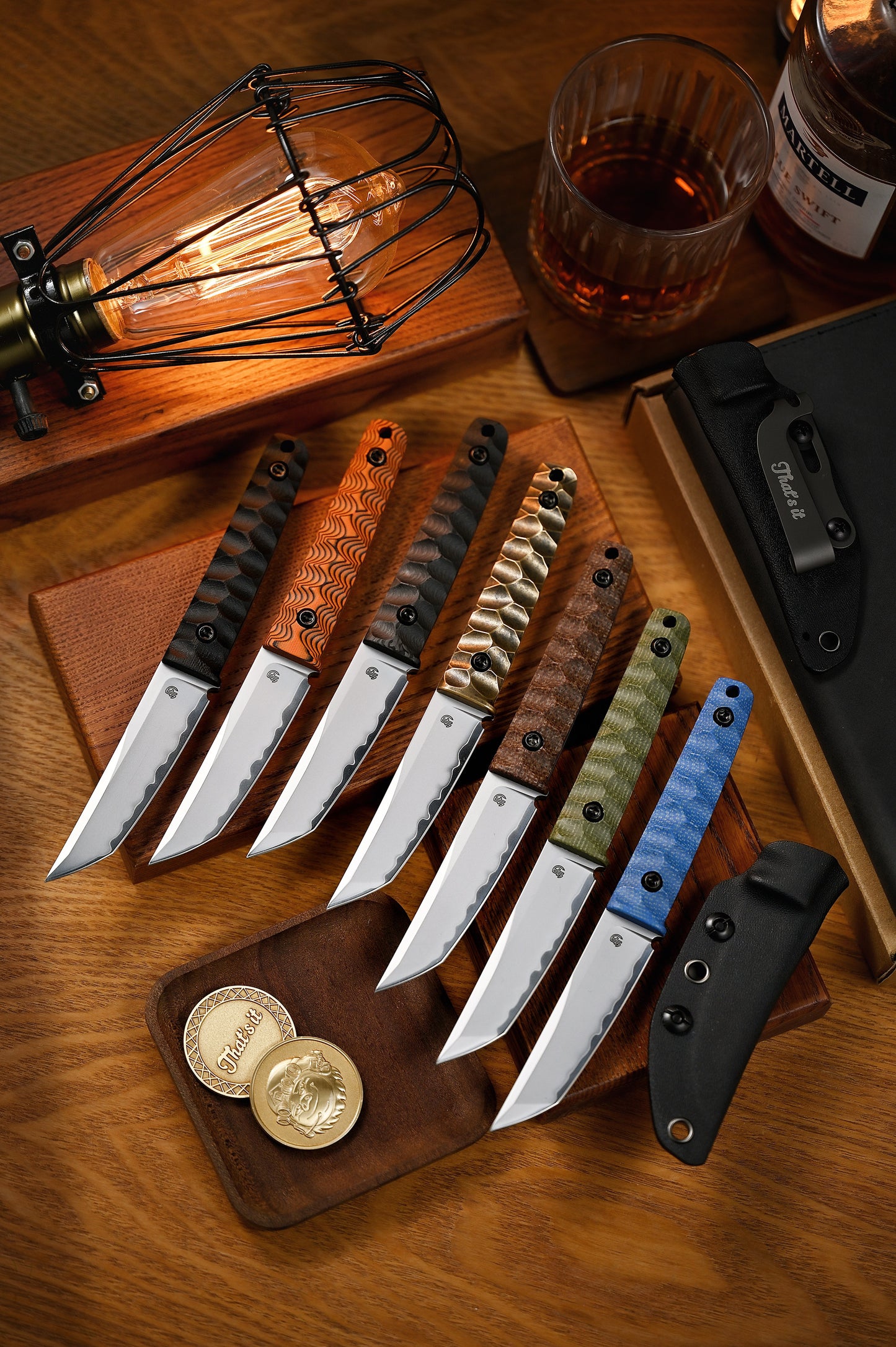 That’s it 2416-OR CHOP MINI Fixed Knife Japanese Tanto Style