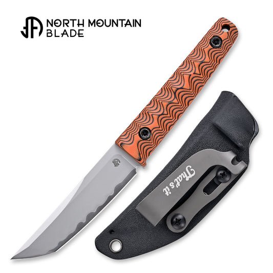 That’s it 2416-OR CHOP MINI Fixed Knife Japanese Tanto Style