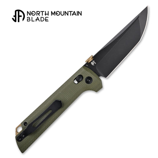 2406-GRMCT-D2BK Crossbar Lock Knife D2 Steel Japanese-style tactical folding knife