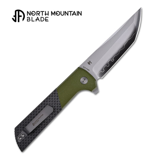 2407-SPGRCF Matte painted green aluminum alloy handle