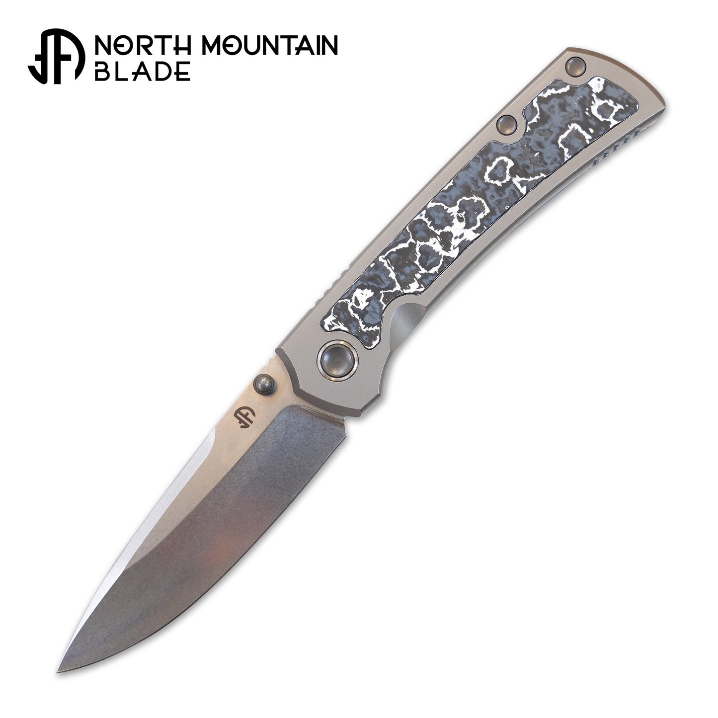 new "Ultra" Titanium handle ceramic carbon Pocket Knife Quick-Open Design