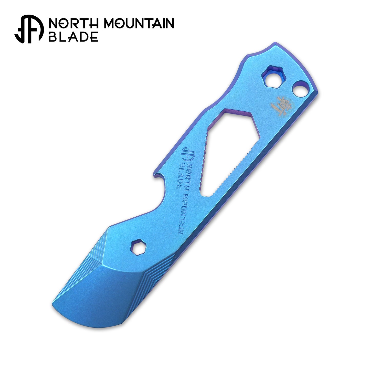Titanium alloy Crowbar Beer opener blue