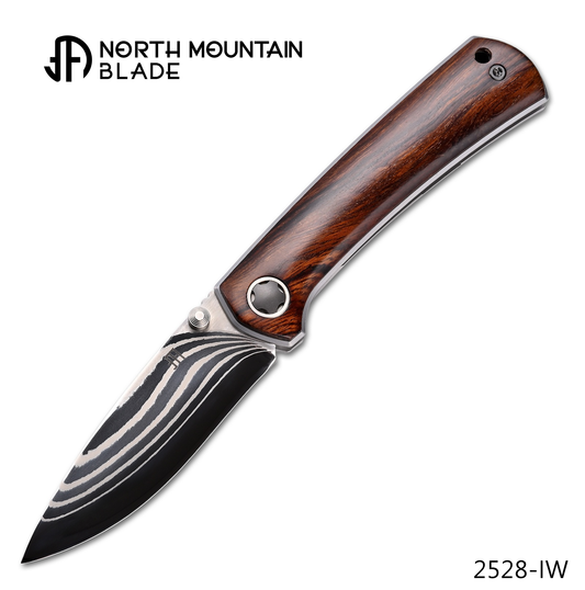 2528-IW new "Ultra" Desert Ironwood Modern Mini Pocket Knife Quick-Open Design