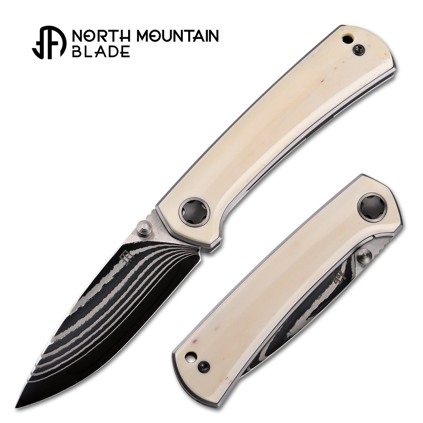 2528-CB new "Ultra" Natural Bone Handle Modern Mini Pocket Knife Quick-Open Design