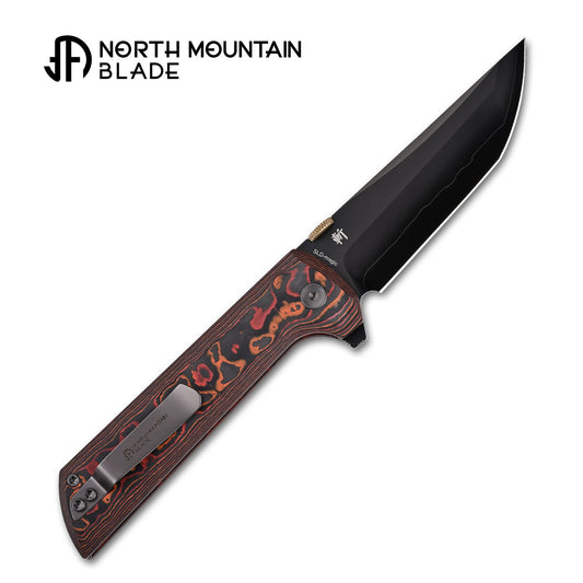 2406-ORCF-DLC Chop2 Red Ceramic Carbon Fiber New .45-style thumb disc