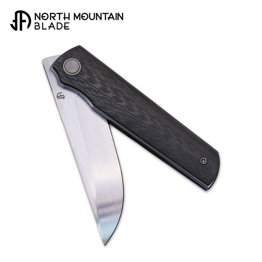 2412-CFCP Clip Point Hand-brushed finish