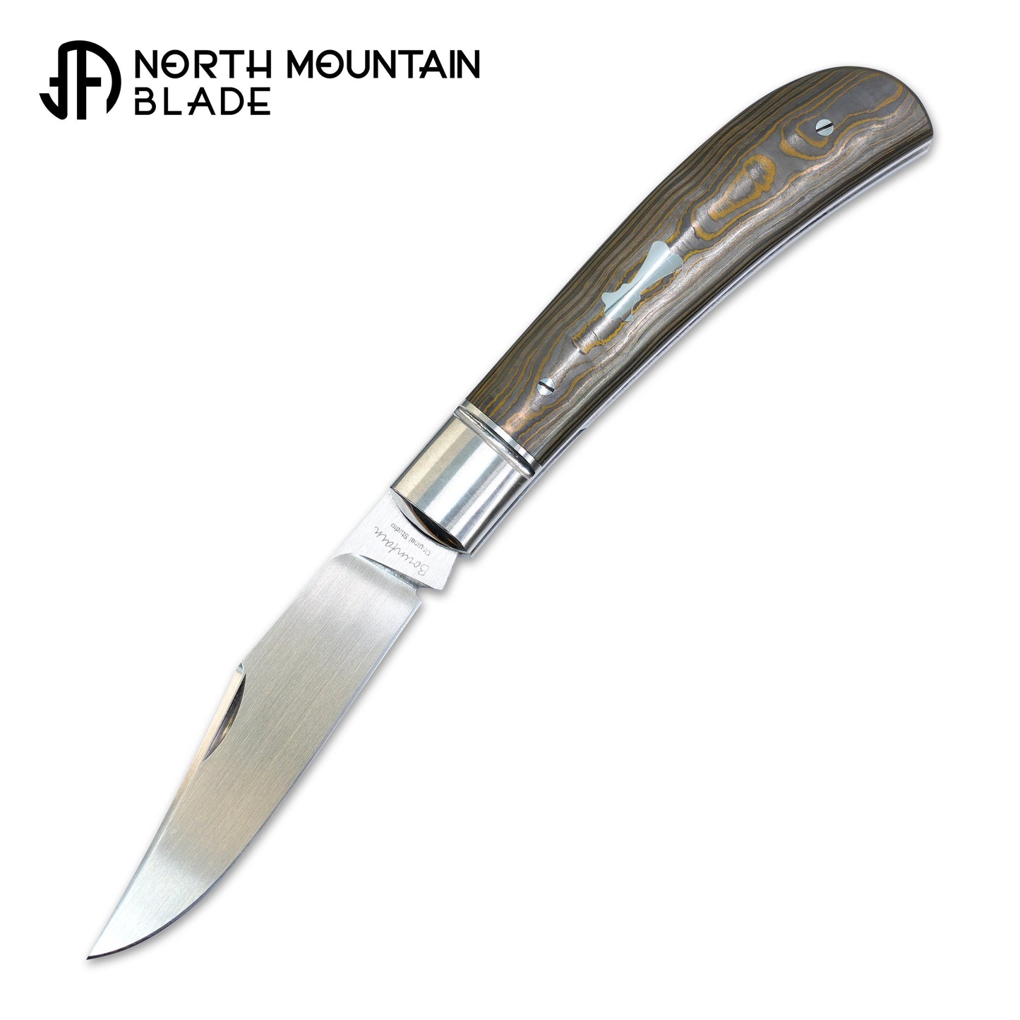 【Lanny】Handcrafted Pocket Knife – M390 Hand-Satin Blade, Ceramic Carbon Fiber Handle, Non-Locking