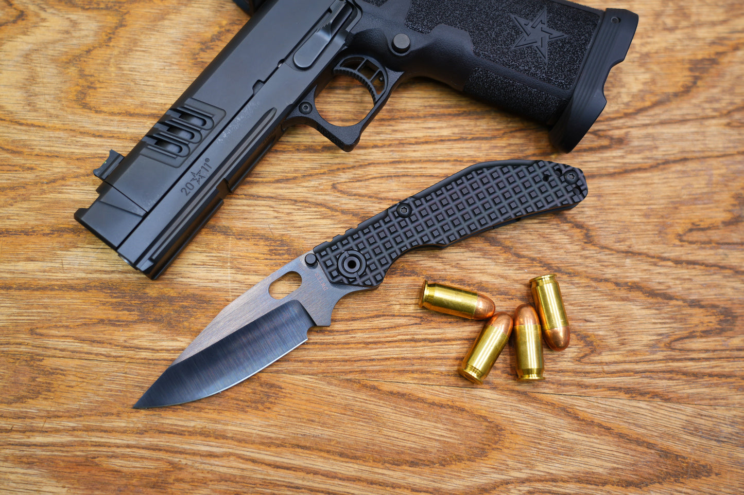 BBNM Bowie CPM-3V DLC Blade Hand-Polished Dwyer Design Shadow Edition