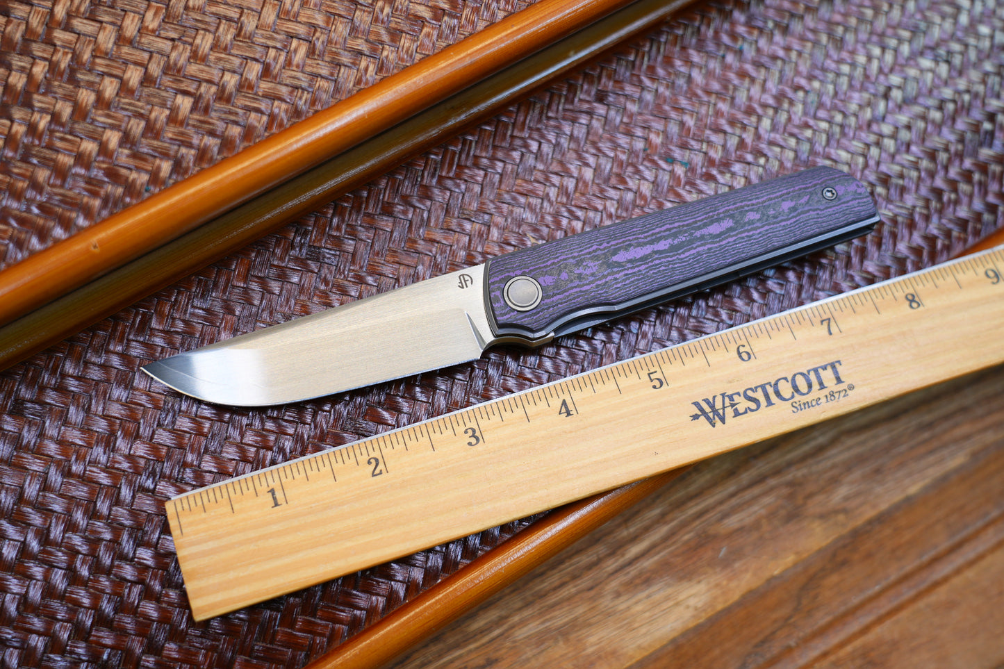 2412-PRCF Clip Point Hand-brushed finish