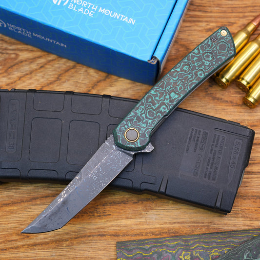 【ZERO】VegasForge AMERICAN MADE DAMASCUS STEEL
