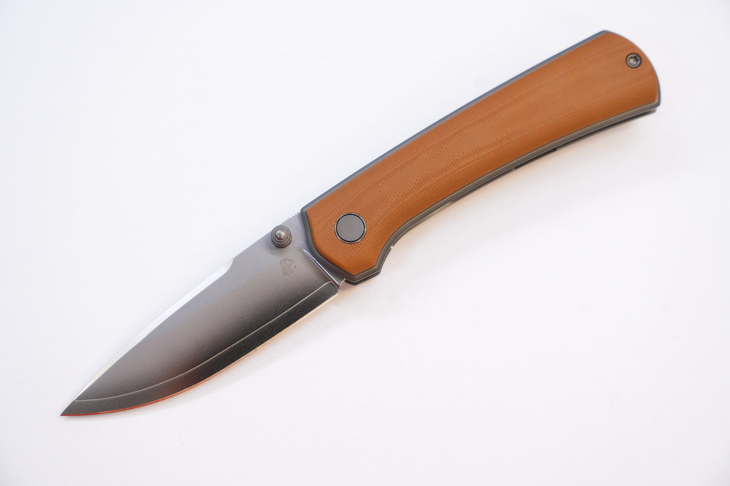 new "Ultra" G10 coffee Sleek Modern Mini Pocket Knife Quick-Open Design