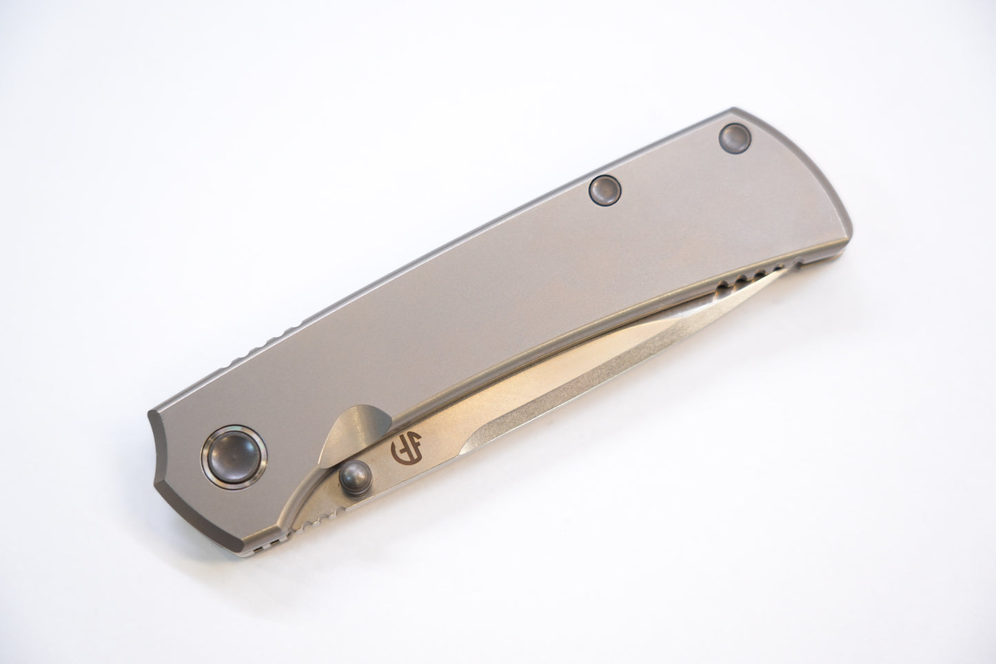 new "Ultra" Titanium handle Pocket Knife Quick-Open Design