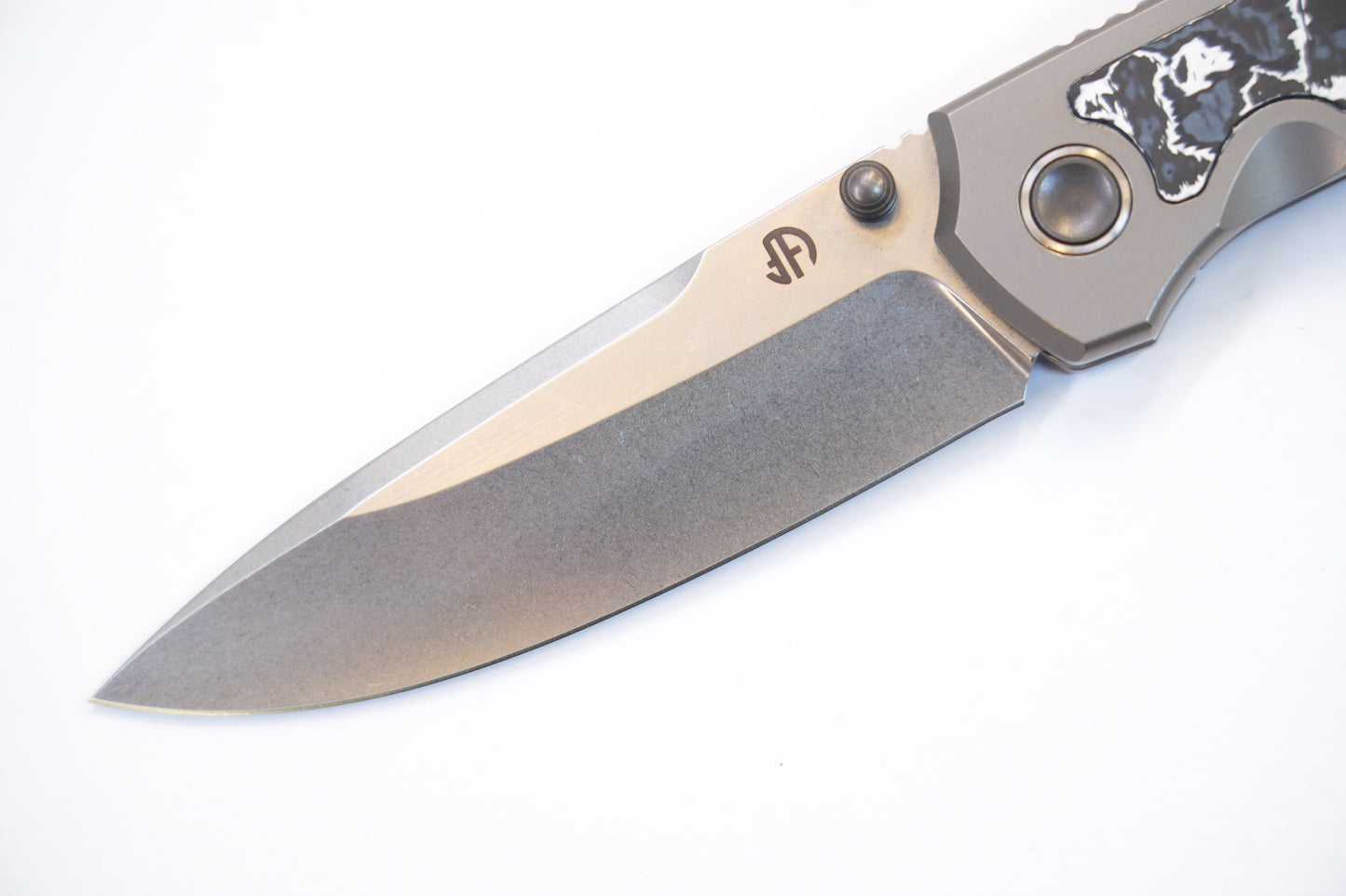 new "Ultra" Titanium handle ceramic carbon Pocket Knife Quick-Open Design