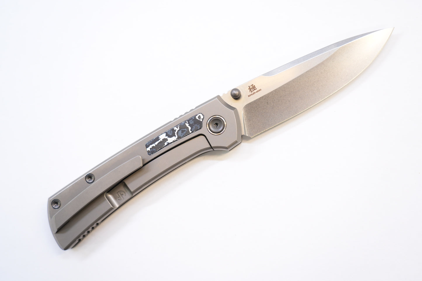 new "Ultra" Titanium handle ceramic carbon Pocket Knife Quick-Open Design