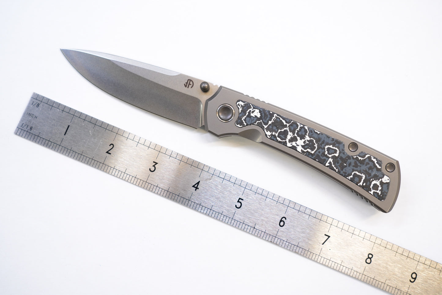 new "Ultra" Titanium handle ceramic carbon Pocket Knife Quick-Open Design