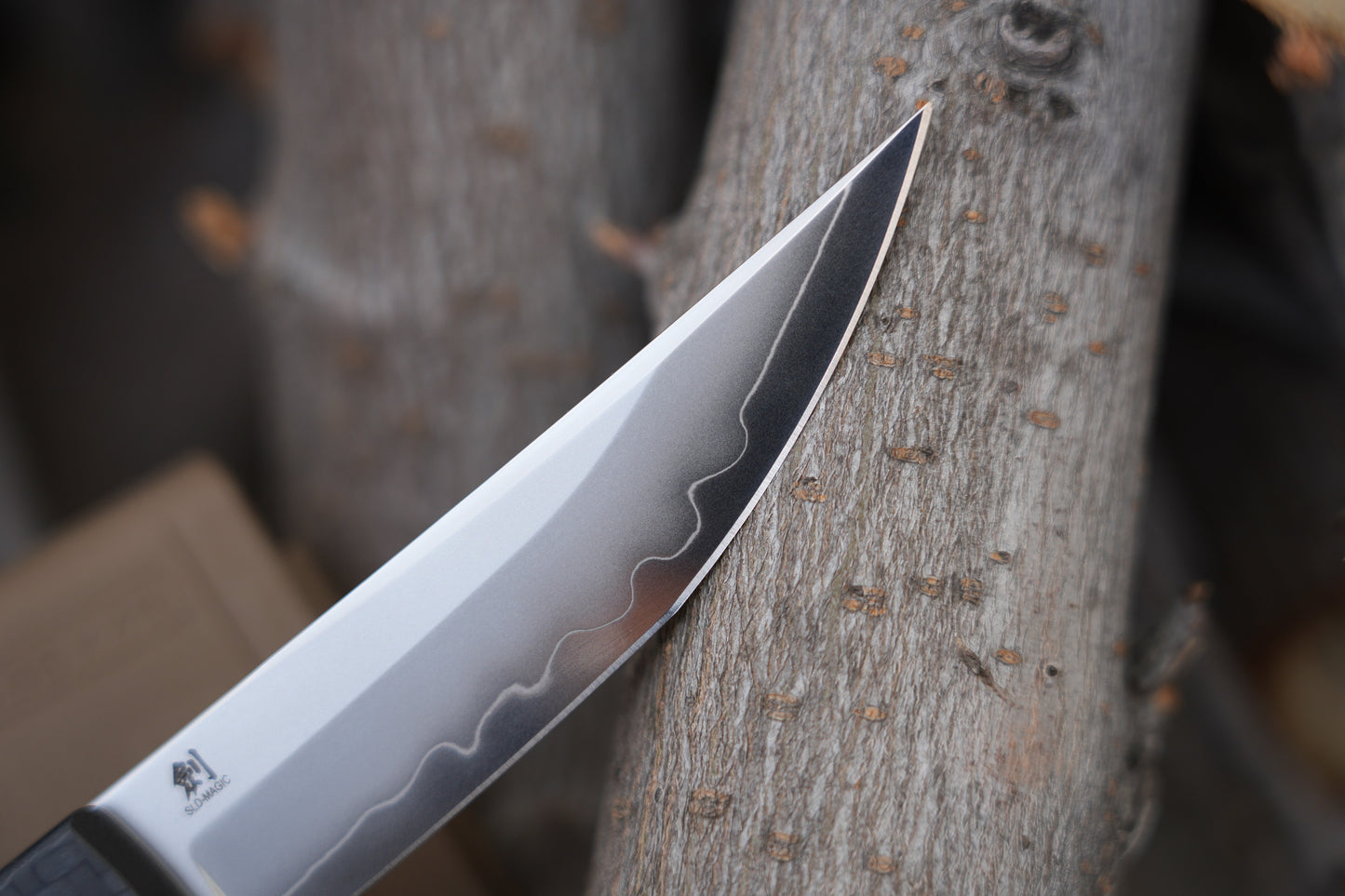 KAIKEN 2502-CF 3K Carbon Fiber +Black G10 Classic Japanese style tactical folding knife