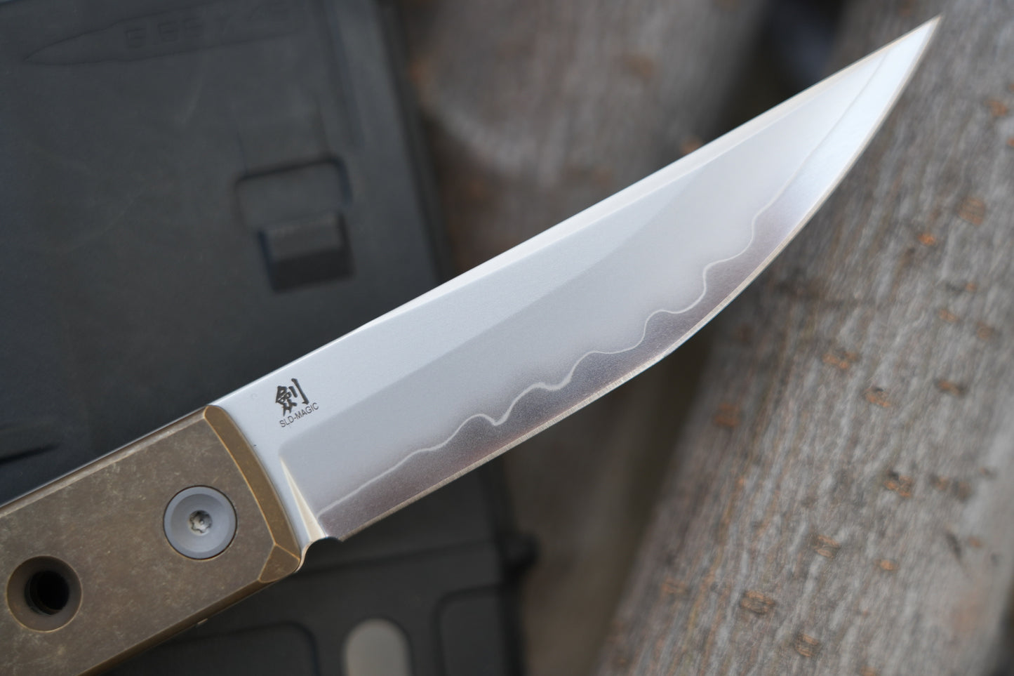 KAIKEN 2502-BR Aluminum Bronze Classic Japanese style tactical folding knife