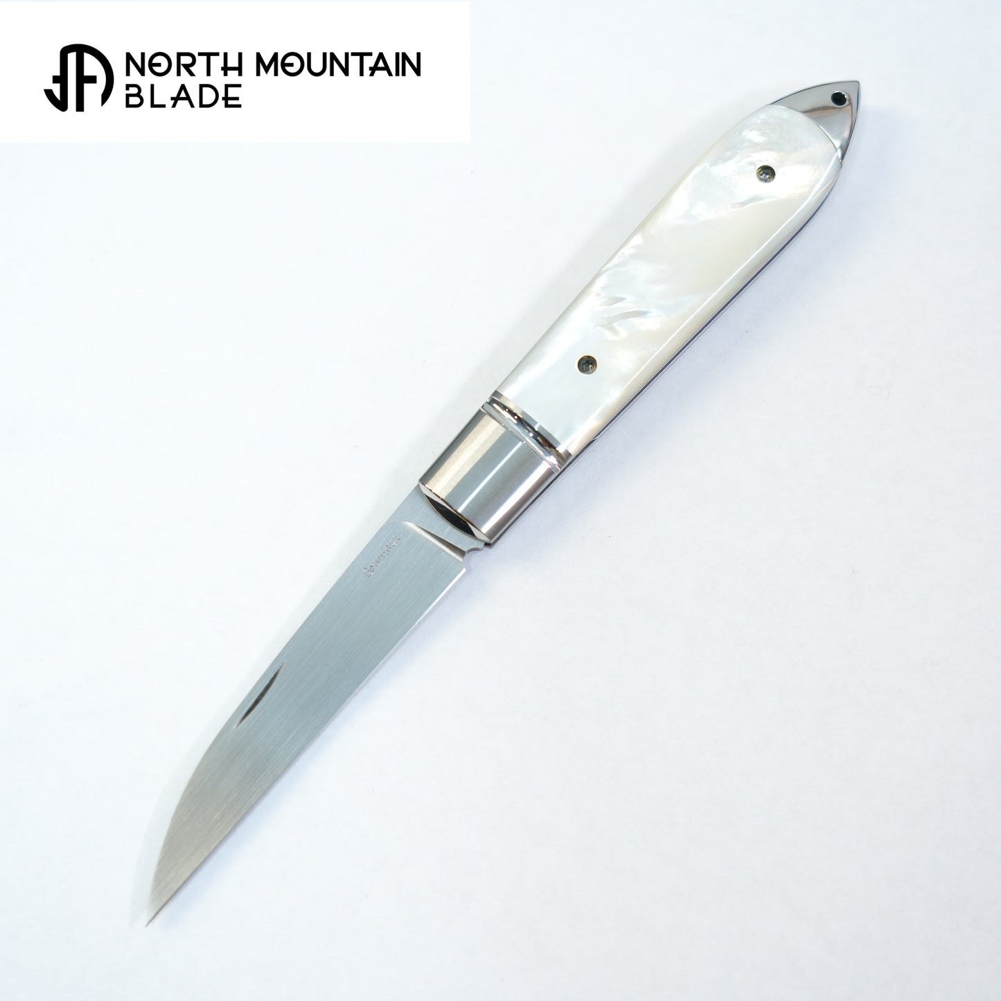 【Eagle claw】M390 Steel frame Mother of Pearl Handle Handcrafted Non-lock