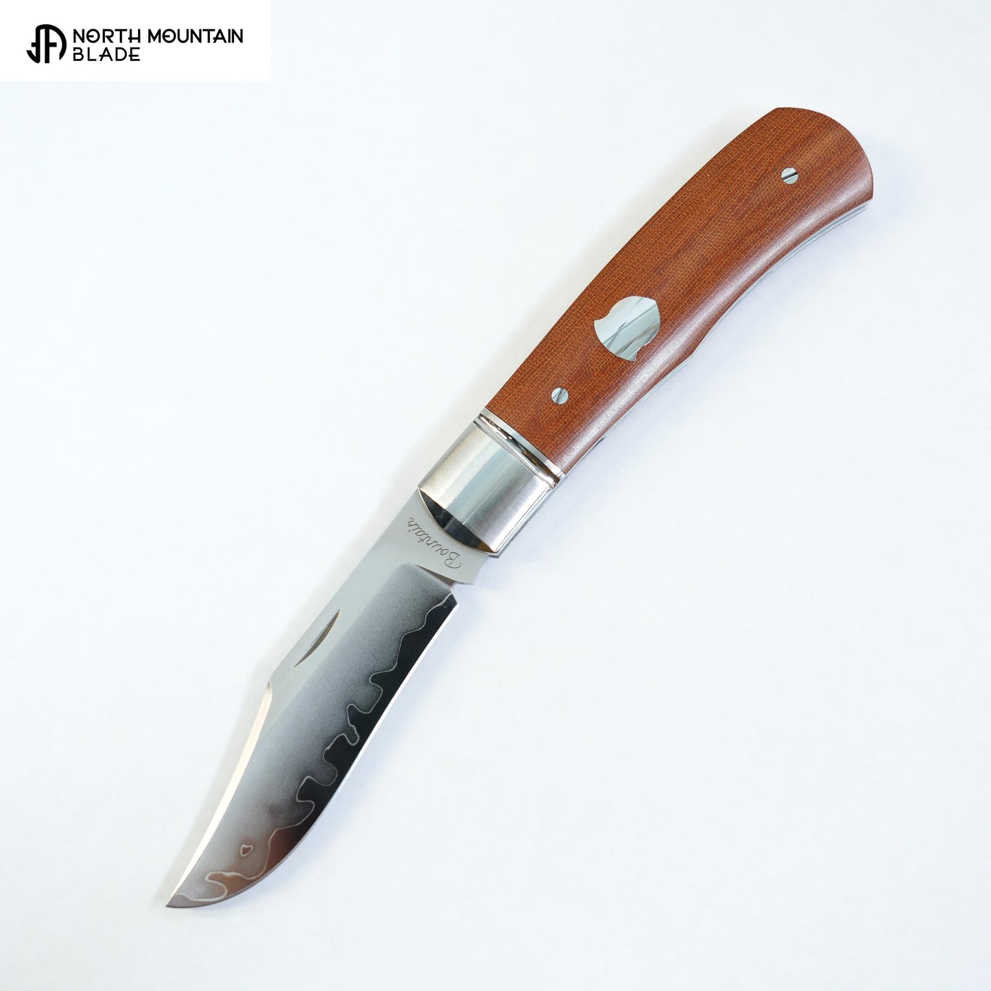 【Lanny】SLD-Magic Steel Classic Wave Finish Steel Frame Micarta Handle Non-locking