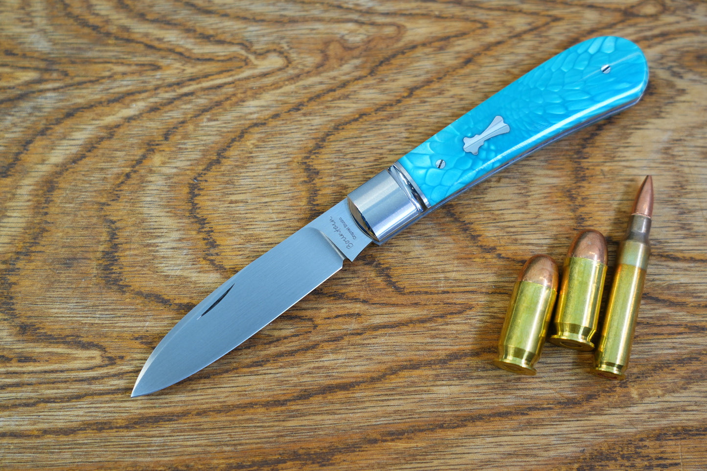 【ZULU】German JUMA dragon scale handle M390 Hand polished No locking