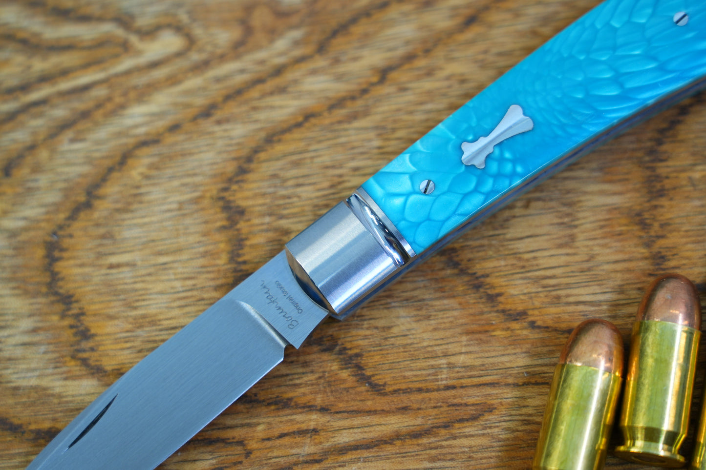 【ZULU】German JUMA dragon scale handle M390 Hand polished No locking