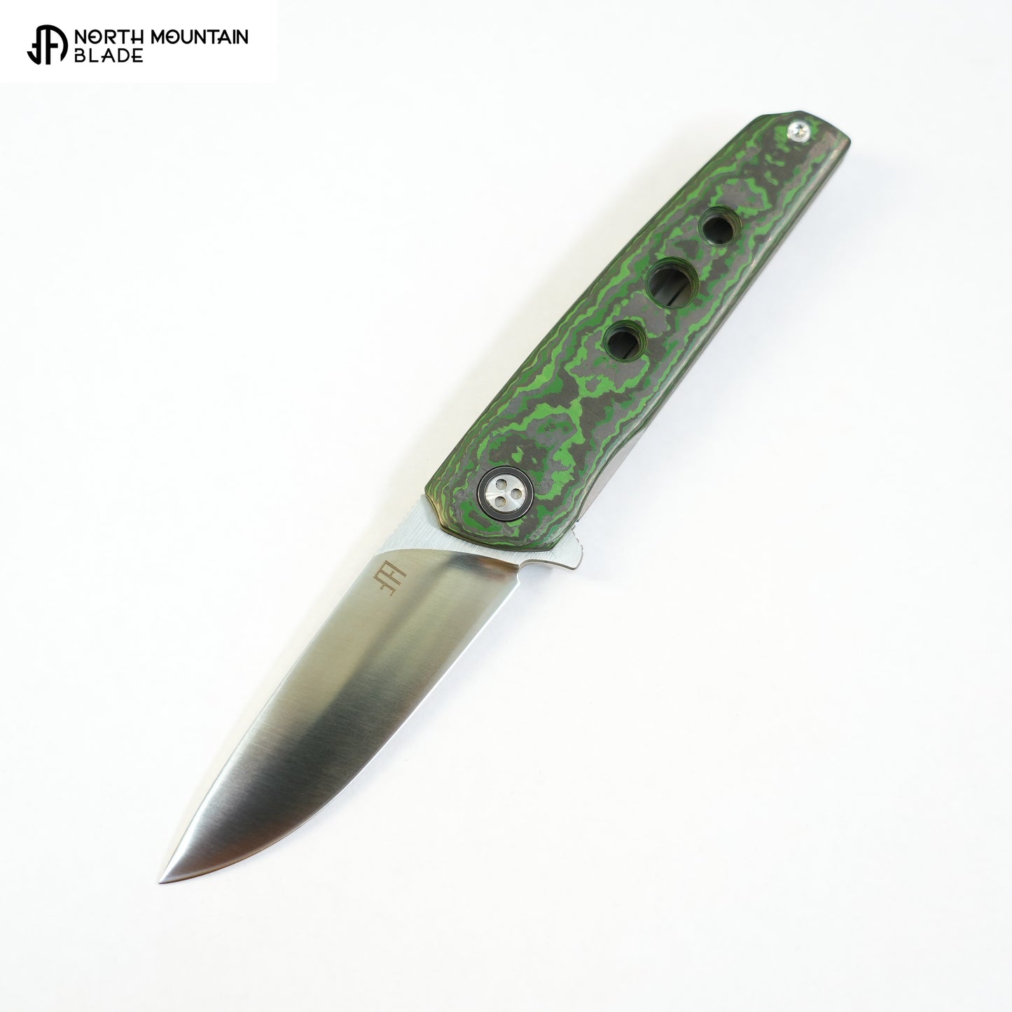 【Ninja】Green Ceramic Carbon Fiber M390 Titanium Frame