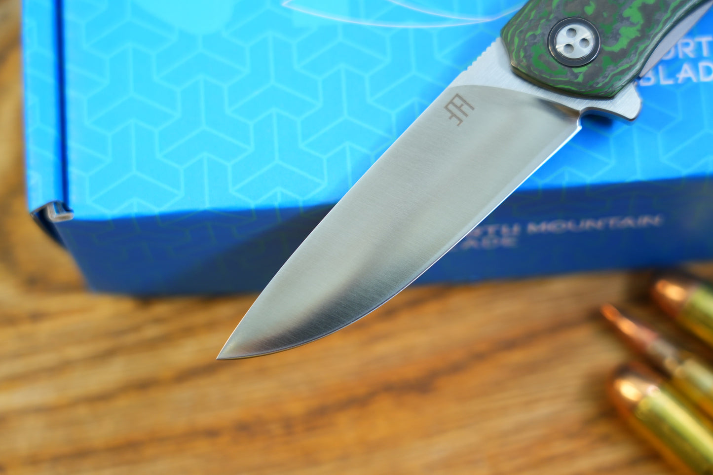 【Ninja】Green Ceramic Carbon Fiber M390 Titanium Frame