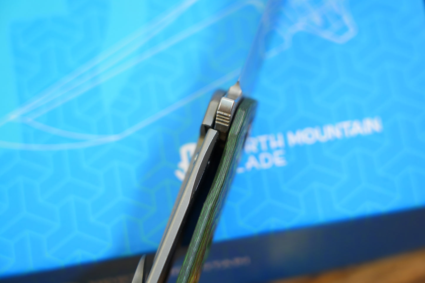 【Ninja】Green Ceramic Carbon Fiber M390 Titanium Frame
