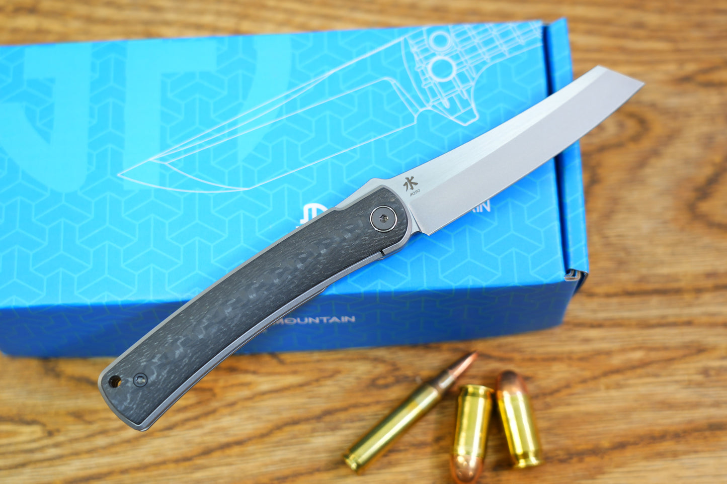 【HIGO】Carbon Fiber Titanium Frame M390 Steel Front Flippers