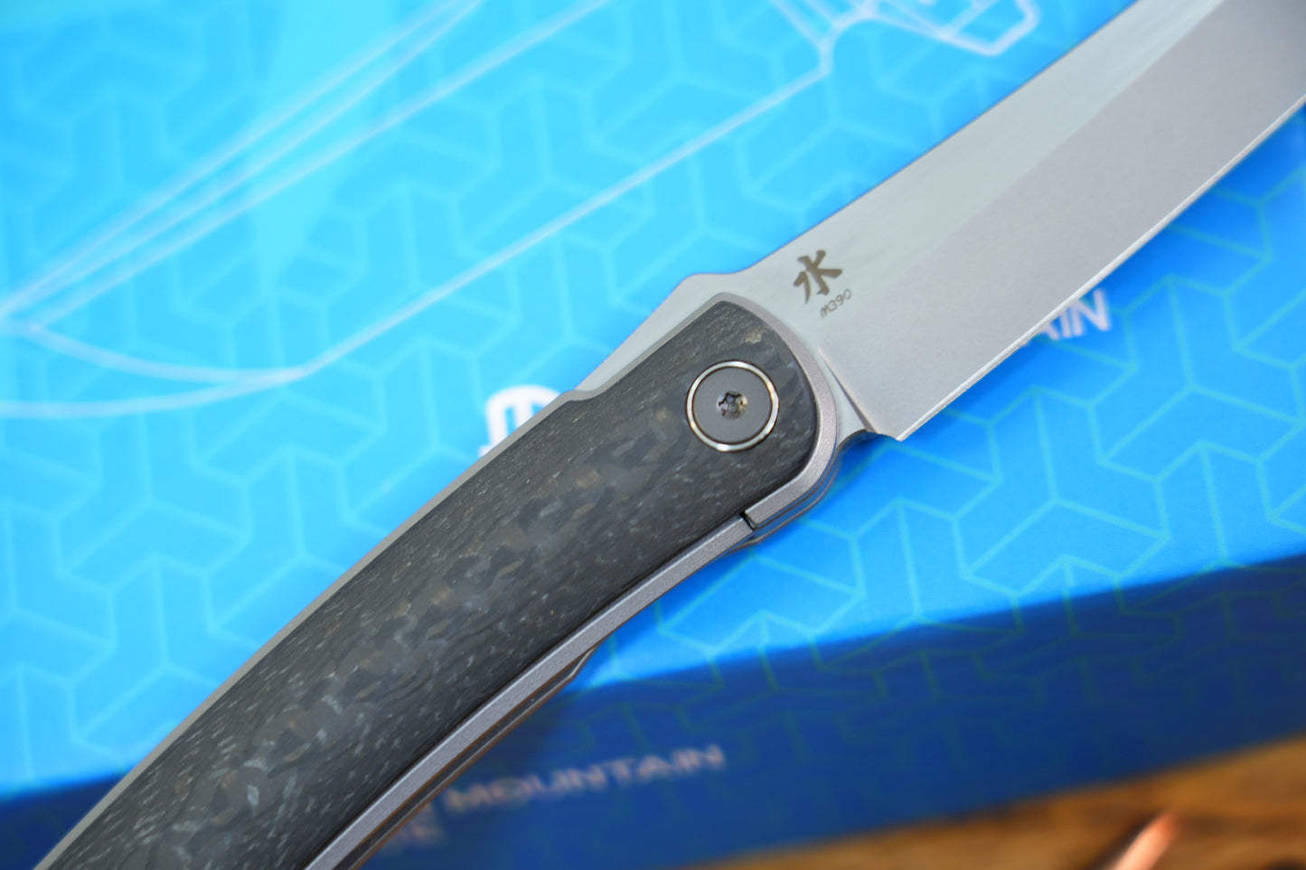 【HIGO】Carbon Fiber Titanium Frame M390 Steel Front Flippers