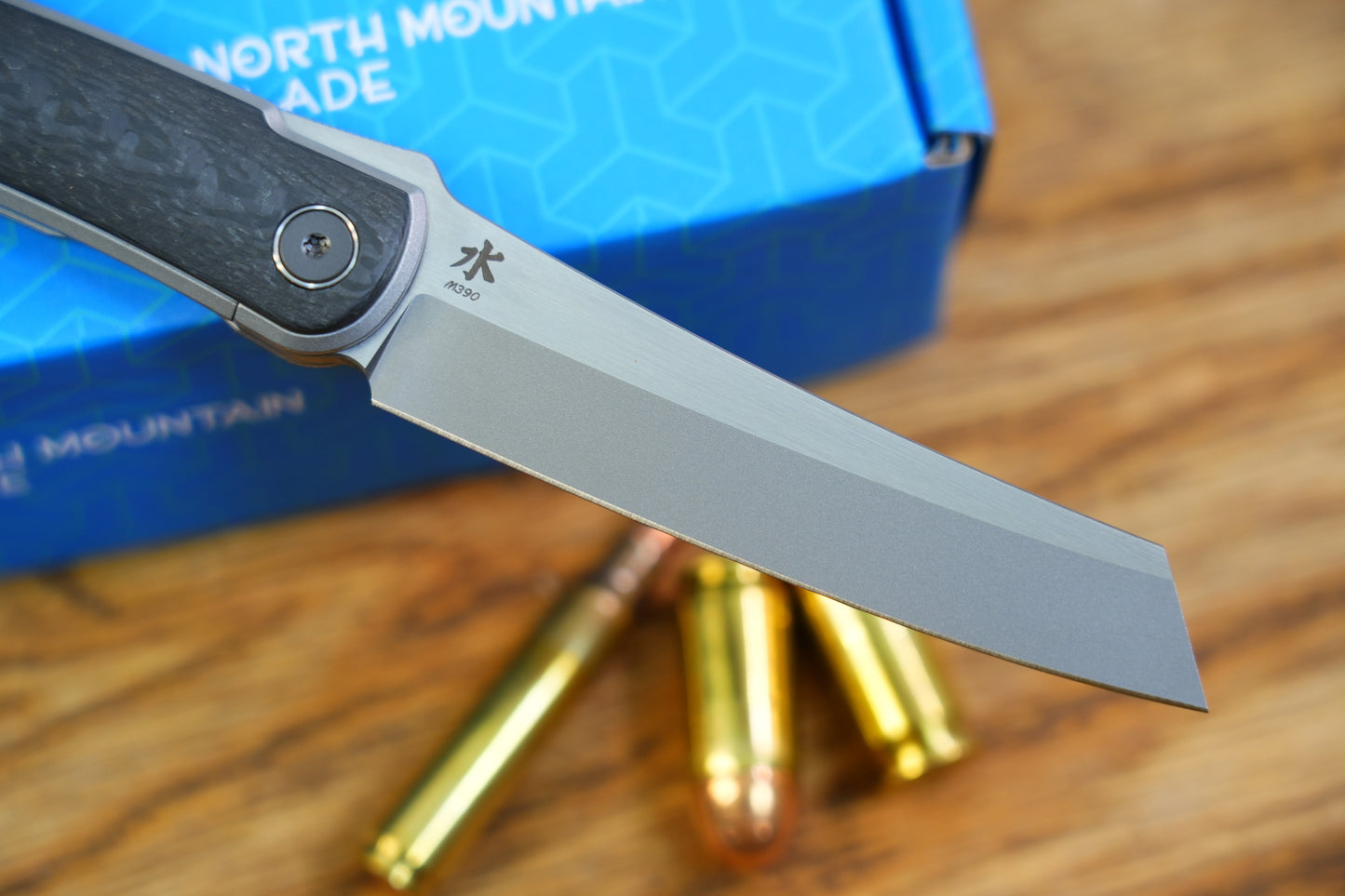 【HIGO】Carbon Fiber Titanium Frame M390 Steel Front Flippers