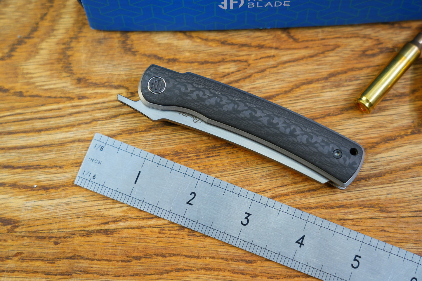 【HIGO】Carbon Fiber Titanium Frame M390 Steel Front Flippers
