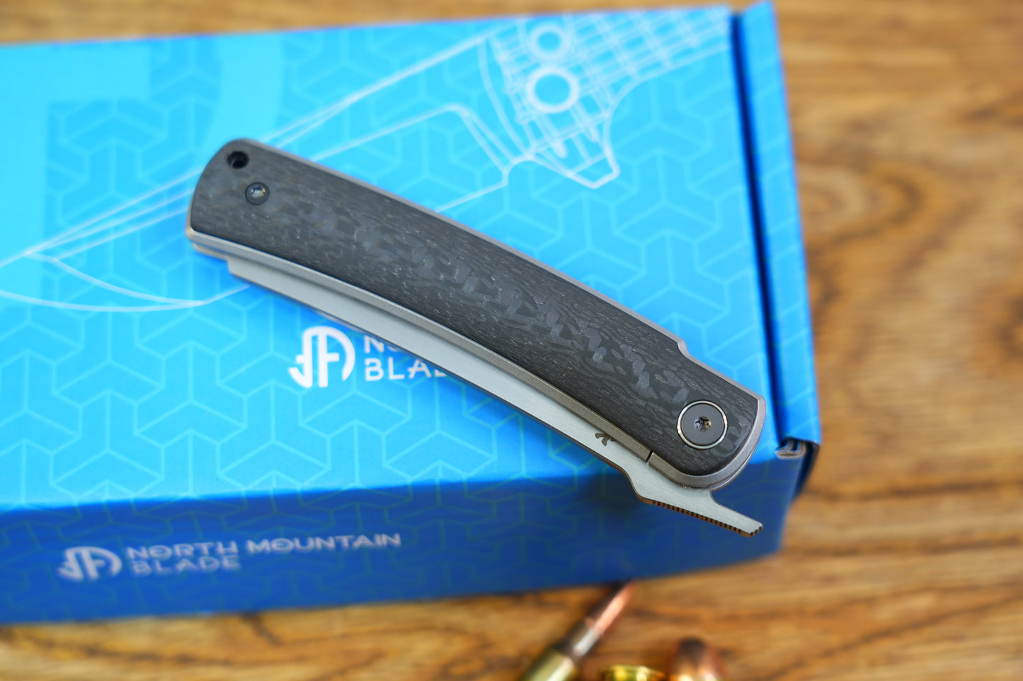 【HIGO】Carbon Fiber Titanium Frame M390 Steel Front Flippers