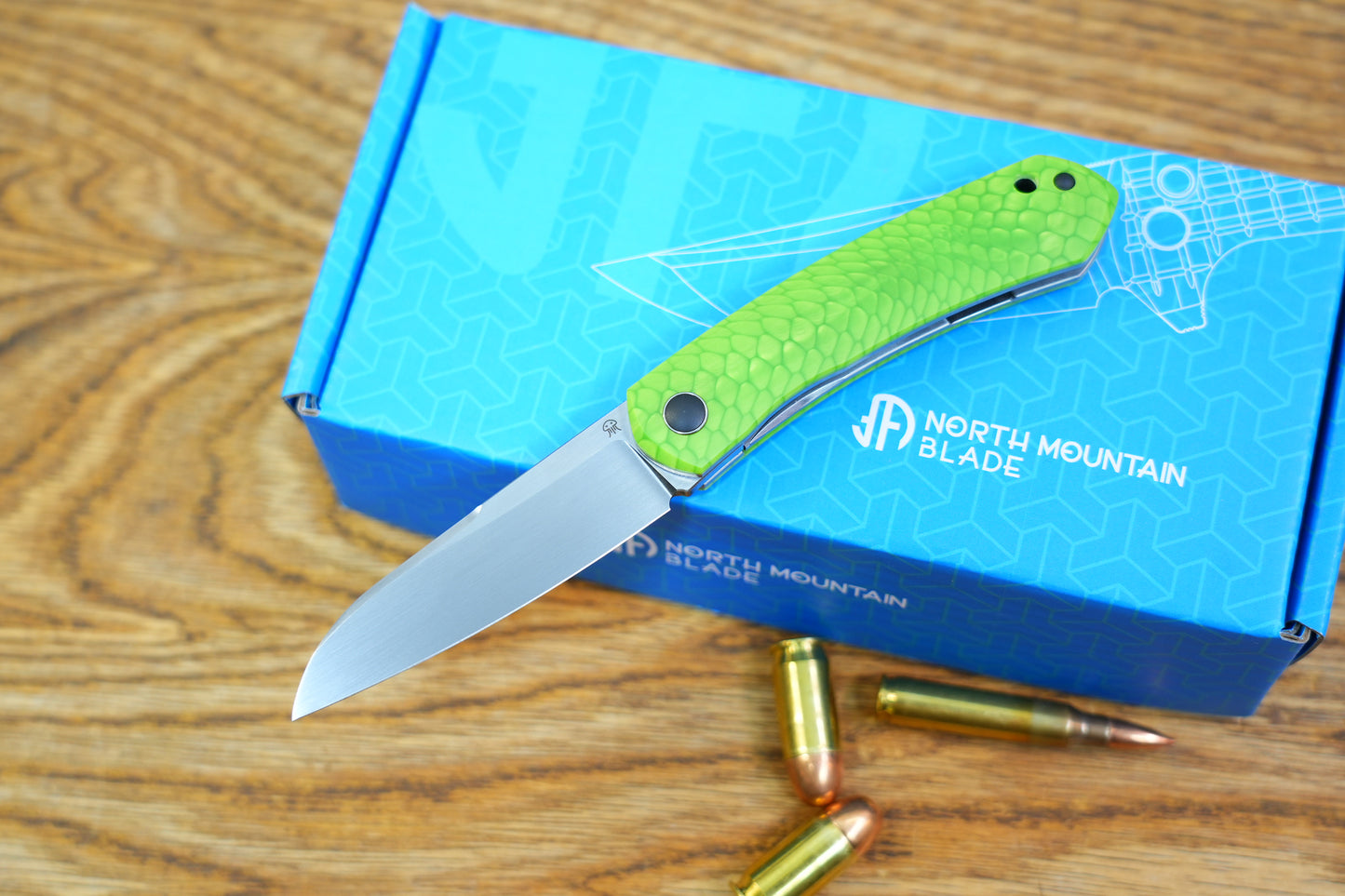 Jellyfish Custom Germany JUMA Dragon Scale M390 Hand Grinding
