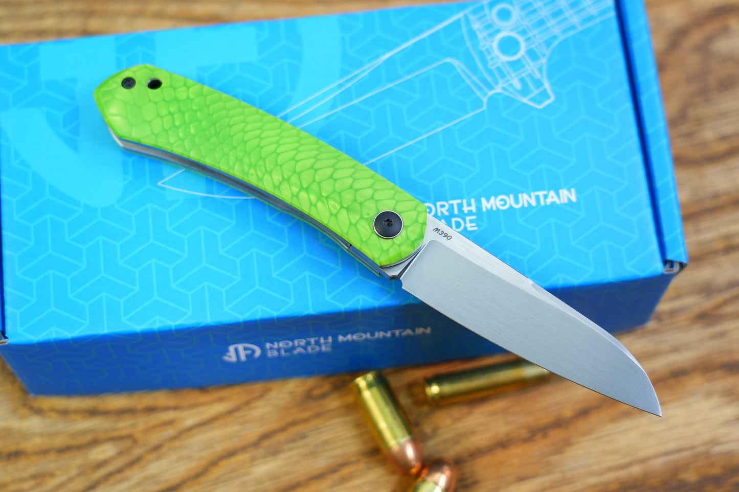 Jellyfish Custom Germany JUMA Dragon Scale M390 Hand Grinding