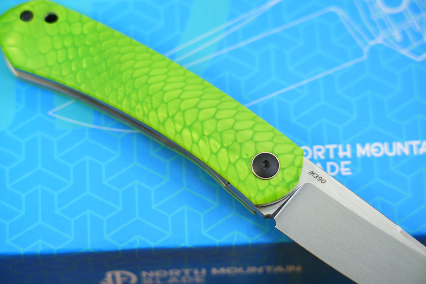 Jellyfish Custom Germany JUMA Dragon Scale M390 Hand Grinding