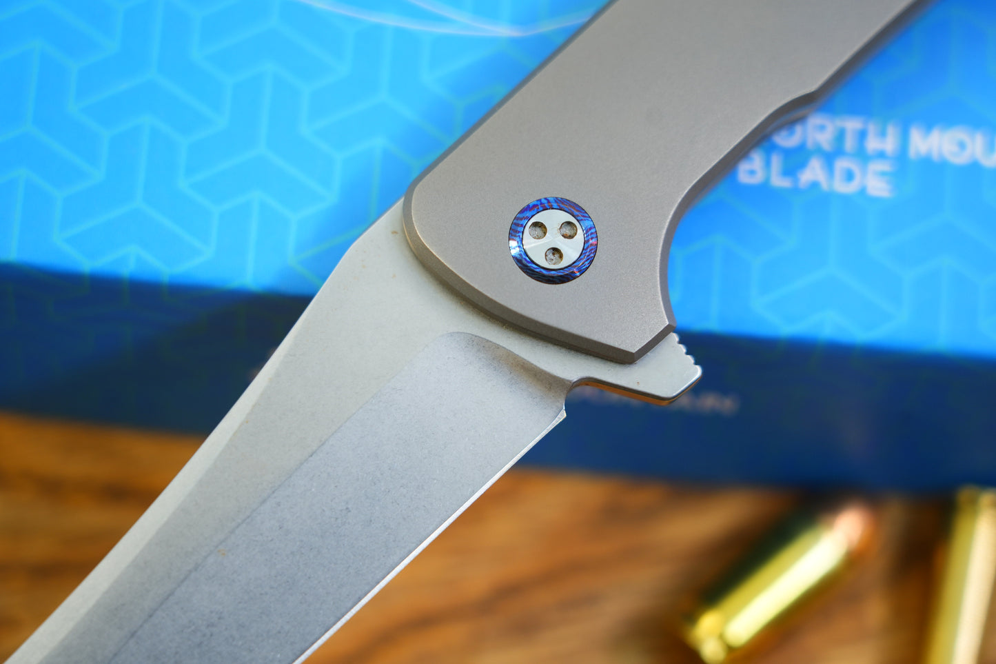 One-piece titanium handle