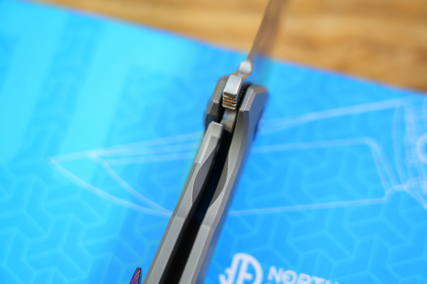 One-piece titanium handle