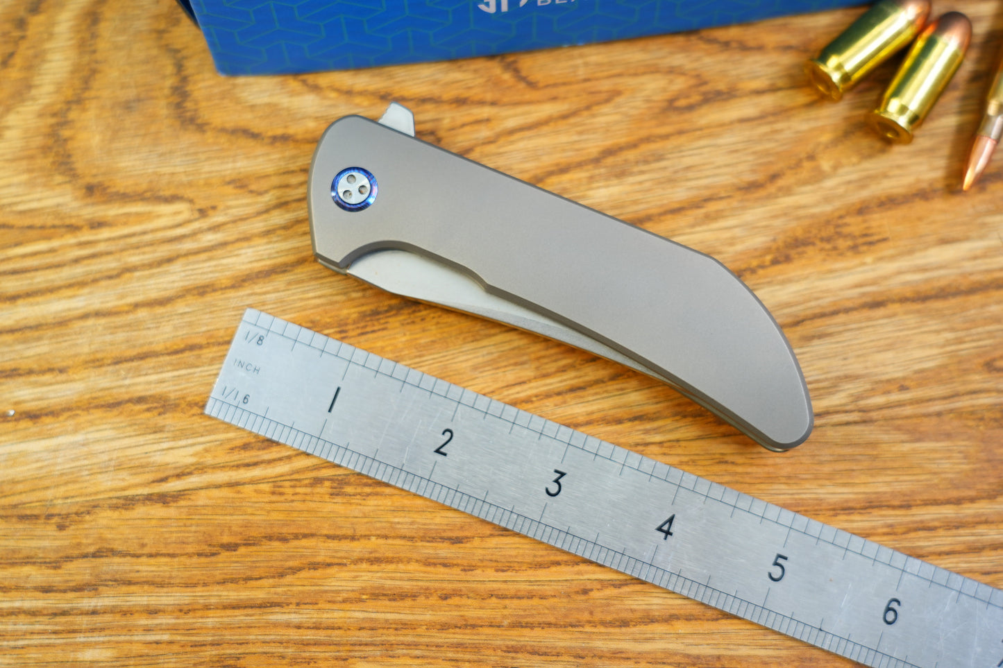 One-piece titanium handle