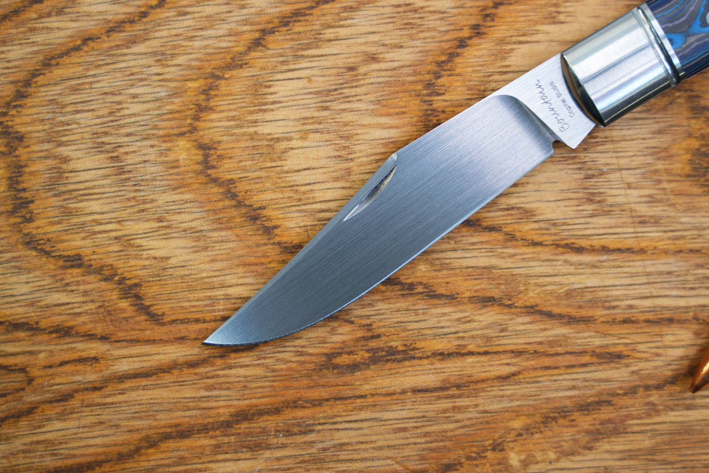 【Lanny】Handcrafted Pocket Knife – M390 Hand-Satin Blade, Ceramic Carbon Fiber Handle, Non-Locking