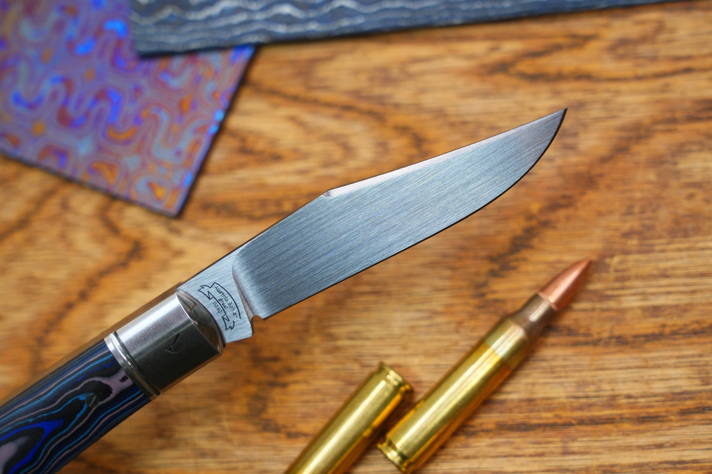 【Lanny】Handcrafted Pocket Knife – M390 Hand-Satin Blade, Ceramic Carbon Fiber Handle, Non-Locking