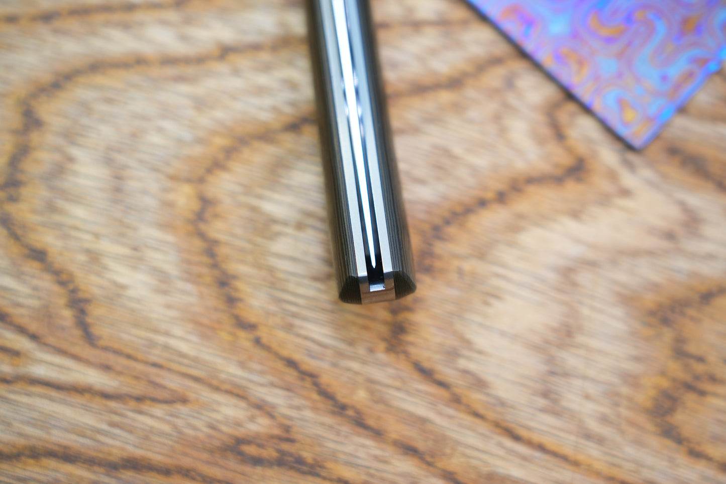 【Lanny】Handcrafted Pocket Knife – M390 Hand-Satin Blade, Ceramic Carbon Fiber Handle, Non-Locking