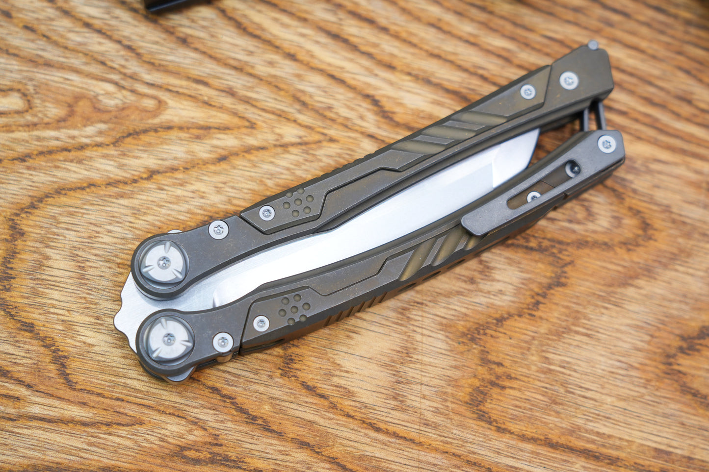 MAXACE DUKE 2 Titanium handle M390 heavy duty