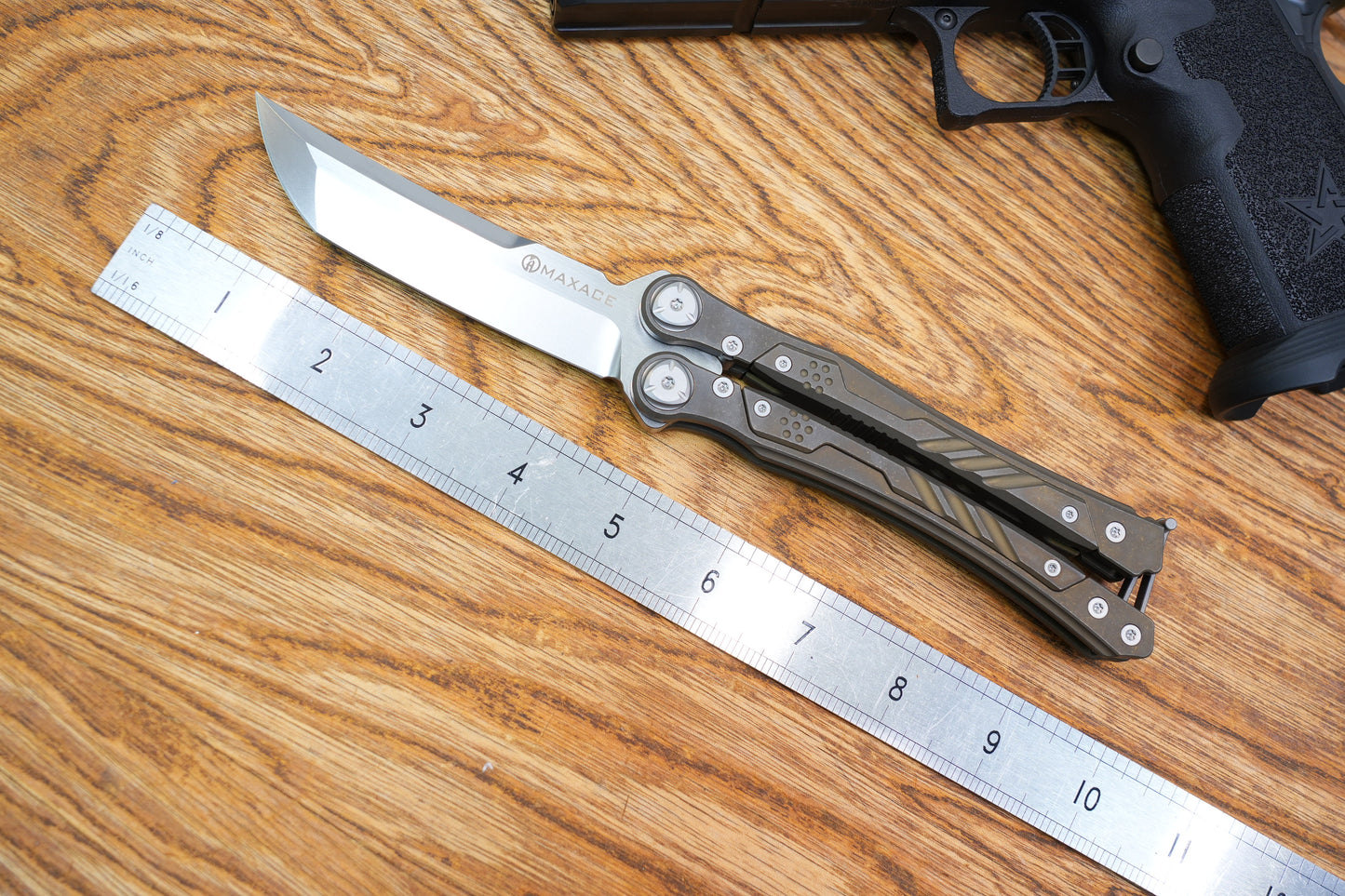 MAXACE DUKE 2 Titanium handle M390 heavy duty