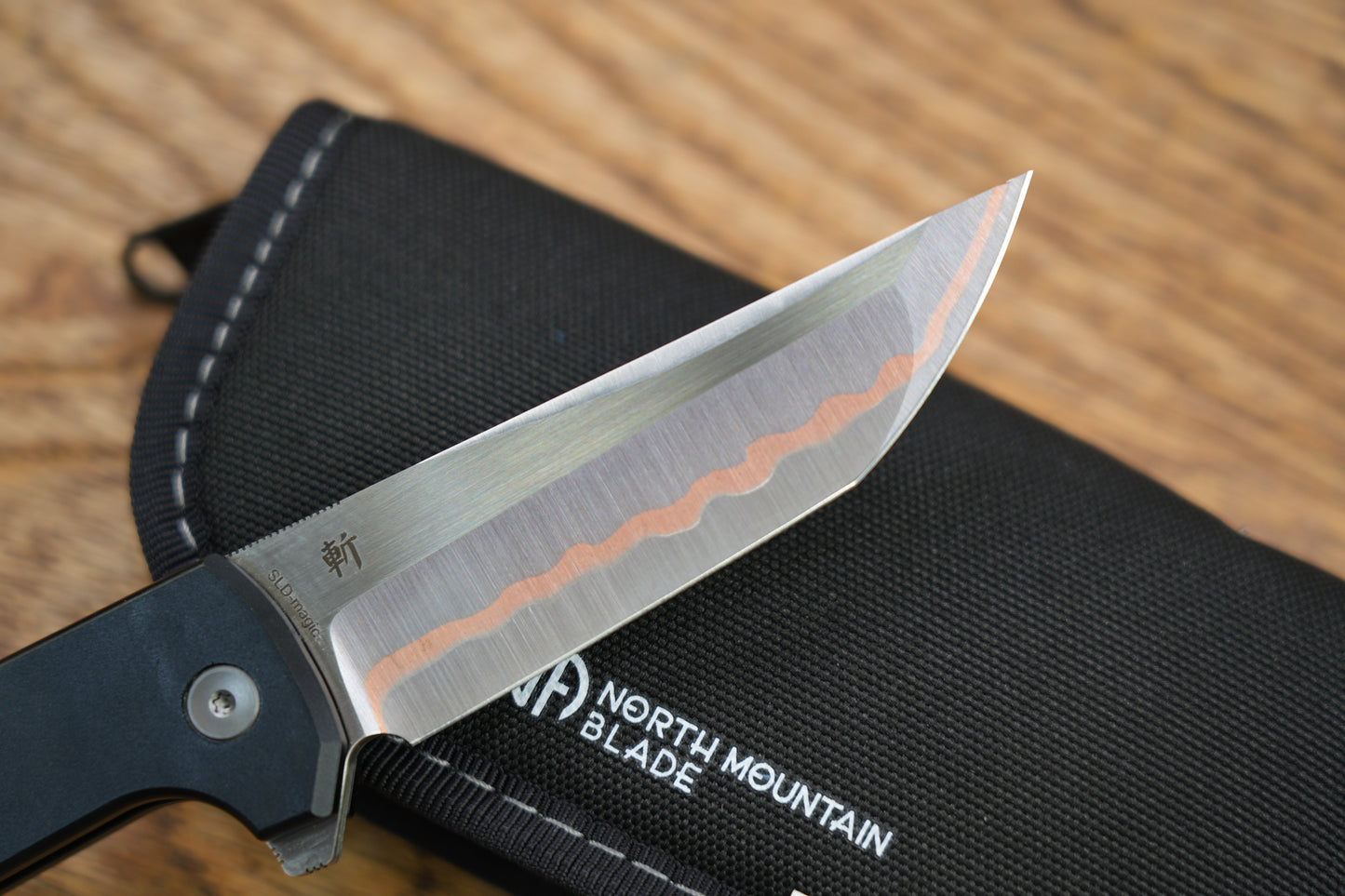 Chop2 2407-Forged copper blade 7075 Aluminum Handle copper carbon fiber
